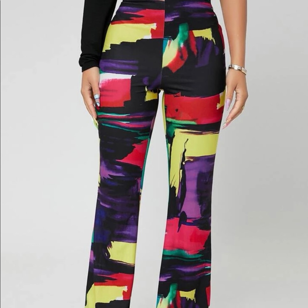 Tie Dye Flare Pants